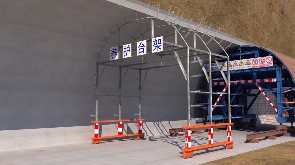 高雄隧道施工动画制作公司 - 隧道施工工艺和施工方法 - 隧道施工汇报动画视频 - bim 工程施工动画